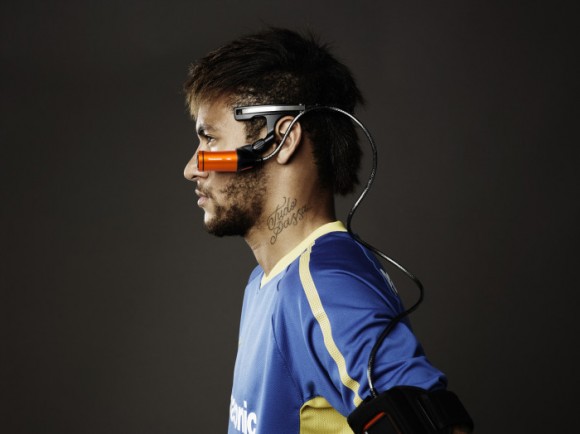 Panasonic released footage of Neymar Jr's challenge with its A500 wearable 4K camera