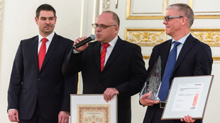 Czech National Award for Quality's highest award in the EXCELLENCE category was won by the Albert food retail chain 