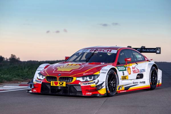  Munich (DE), 16th February 2015. Shell BMW M4 DTM, Premium Technology Partner Shell Helix Ultra, design, livery. This image is copyright free for editorial use. © BMW AG (2/2015).