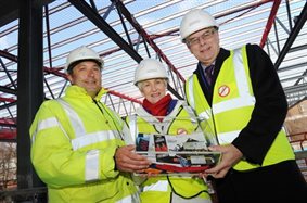 University of Birmingham’s new sports centre now reached its highest point 