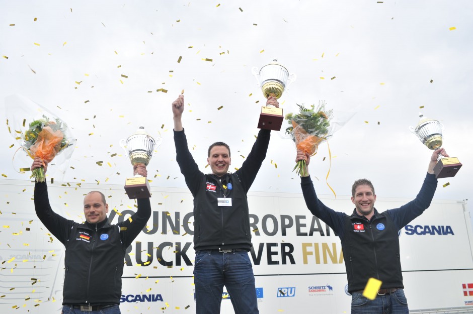 Scania: Lars Sondergård from Denmark won the exciting Young European Truck Driver final 