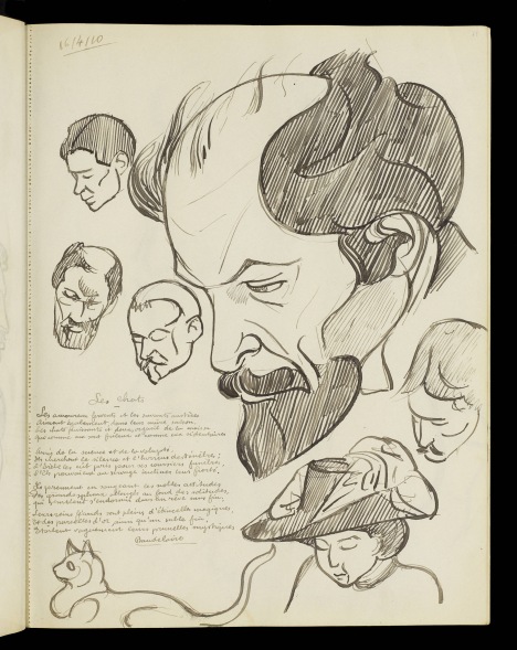 Tate Archive: Henri Gaudier-Brzeska’s unpublished sketchbooks available on Tate’s website