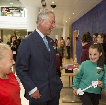 Finmeccanica - Selex ES: The Duke of Rothesay visited an engineering event for girls in Edinburgh to mark National Women in Engineering Day 