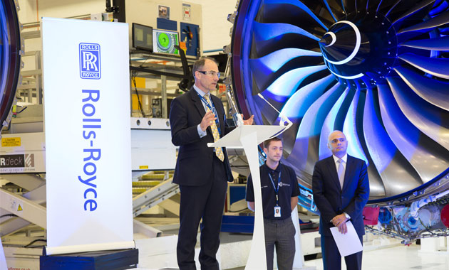 Rolls-Royce opens its £30m Production Facility extension to its Derby Assembly & Test Facility 