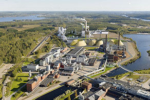 Drawing of planned bioproduct mill in Äänekoski, Finland (© Metsä Group)