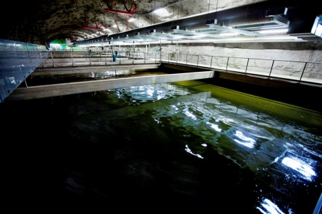 Inside the Käppala wastewater treatment plant. Photo: Björn Leijon
