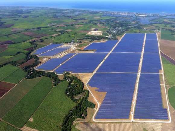 Solar farm on Negros, Philippines