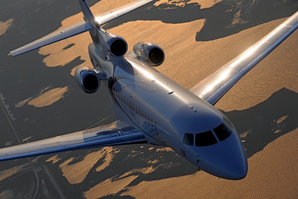 Dassault Aviation’s new Falcon 8X received approval from the US Federal Aviation Administration 