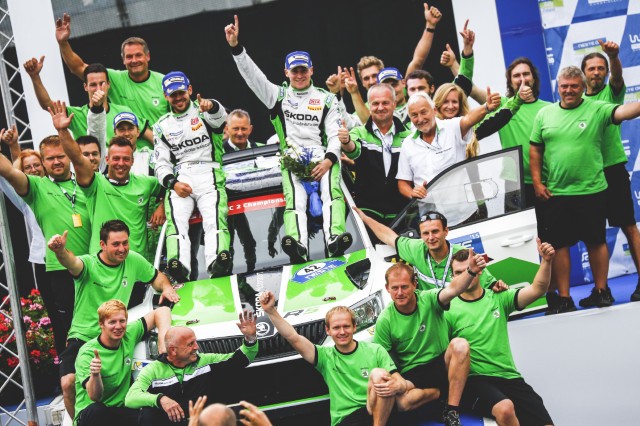Five recent ŠKODA wins in a row in the FIA World Rally Championship (WRC 2) 