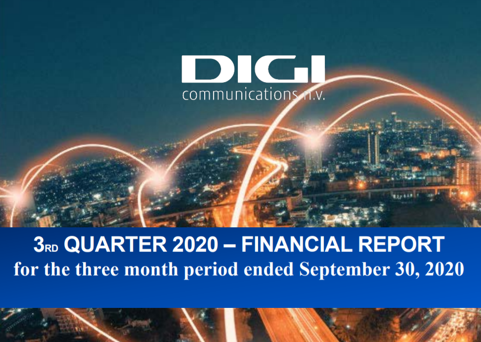 Digi Communications NV Q3 2020 Financial Results