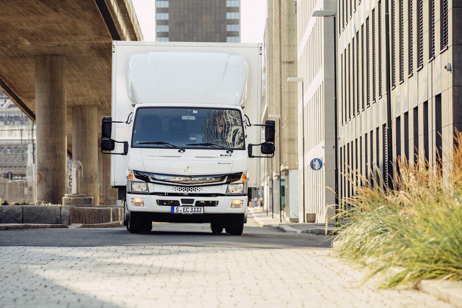 The allelectric lightduty truck FUSO eCanter deliveries 40 vehicles