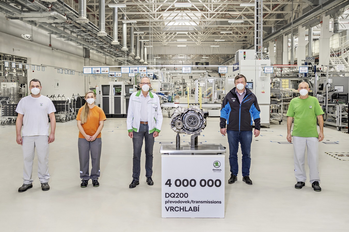 Production milestone at ŠKODA Vrchlabí plant: The 4th million DQ200  automatic direct-shift gearbox produced, EuropaWire.eu