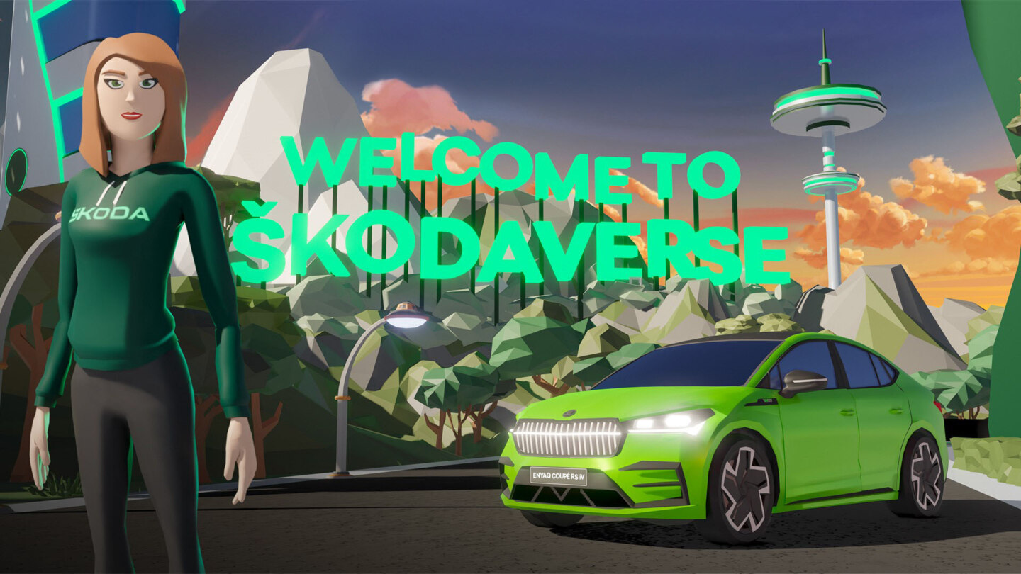 Experience e-mobility and create a custom avatar in the Škodaverse