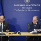 Joint official Statements by Minister of State Mr. Giorgos Gerapetritis and the outgoing Minister of Infrastructure and Transport Mr. Kostas Karamanlis