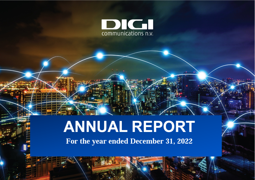 Digi Communications N.V. announces the availability of the 2022 Annual Financial Report