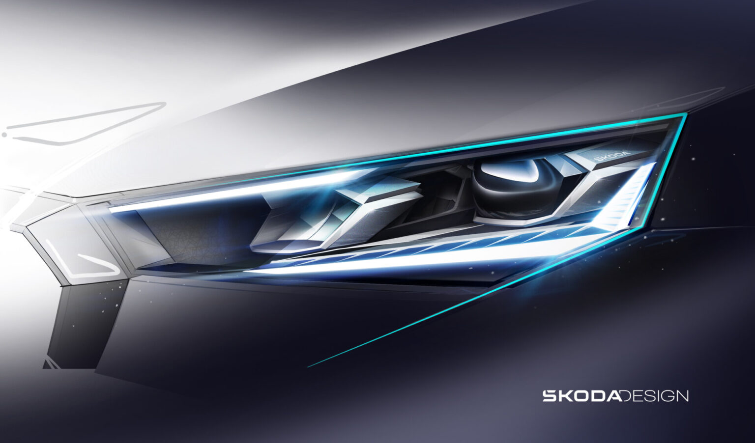 Lighting the Way: Škoda Introduces Striking Matrix-LED Headlight ...