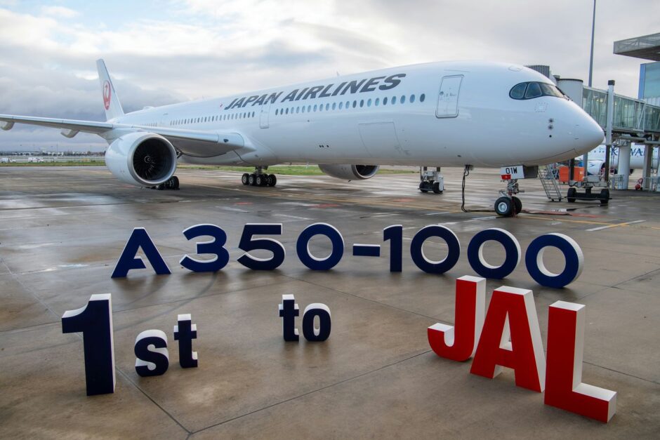 Japan Airlines Receives First Airbus A350-1000 for International